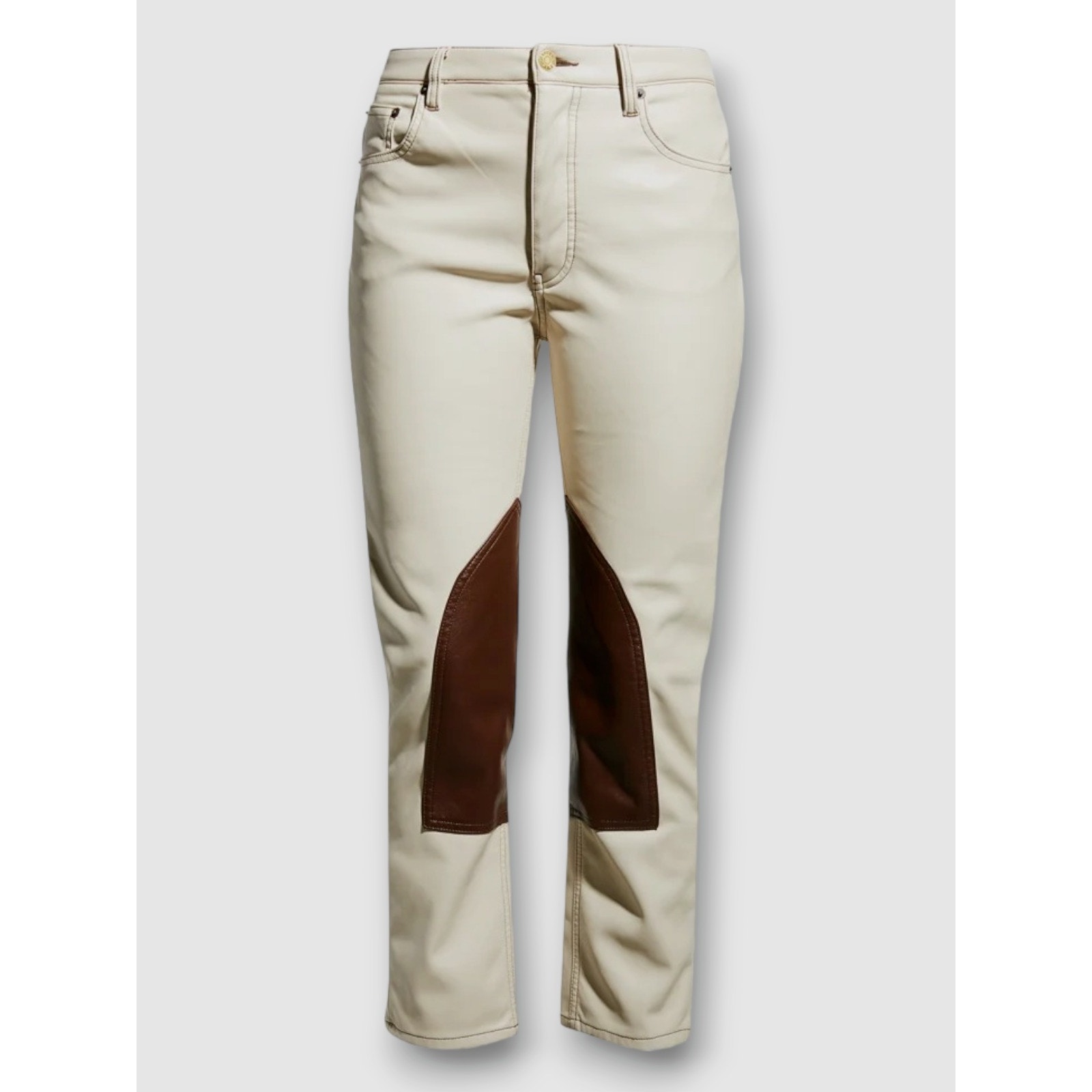 Nwt Still Here New York Tate Recycled Vegan Leather Jeans Size 26 — image 7 of 8
